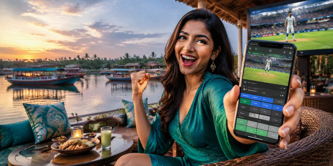 সিলেটের চা বাগানের পাশে ক্রিকেট বেটিং মুহূর্ত